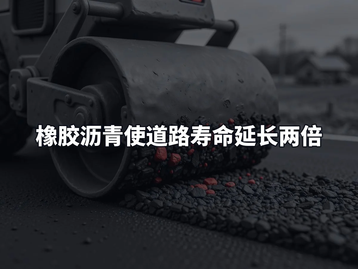橡胶沥青使道路寿命延长两倍