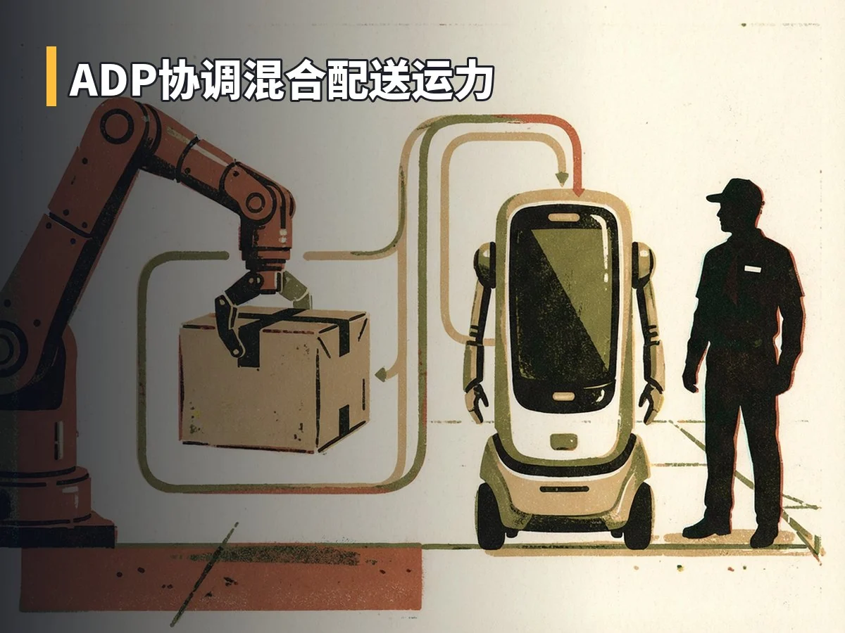 ADP协调混合配送运力