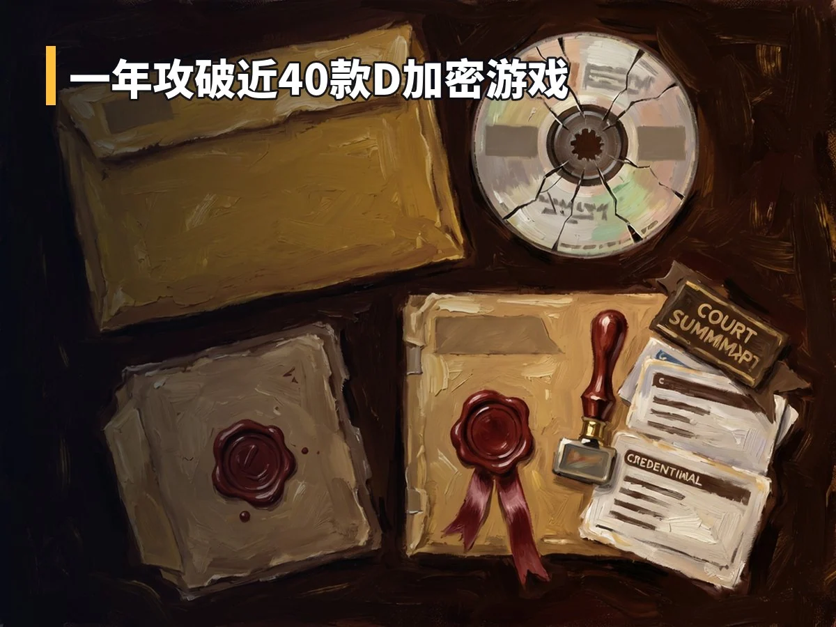 一年攻破近40款D加密游戏