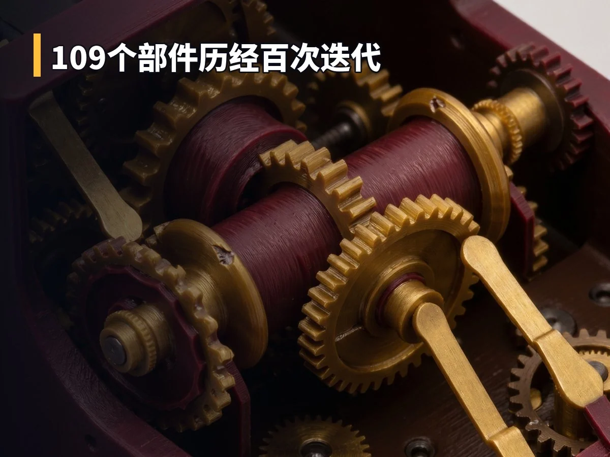 109个部件历经百次迭代