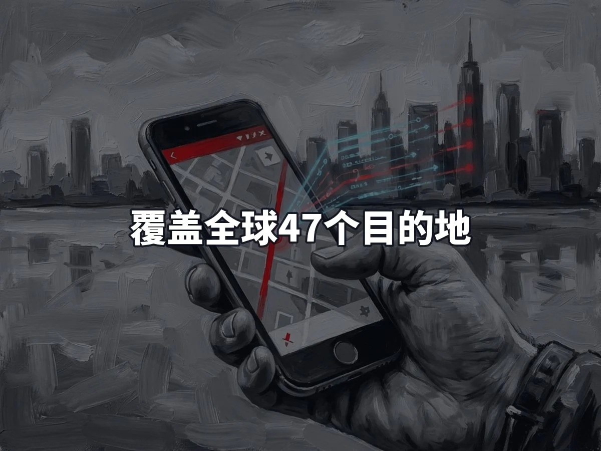 覆盖全球47个目的地