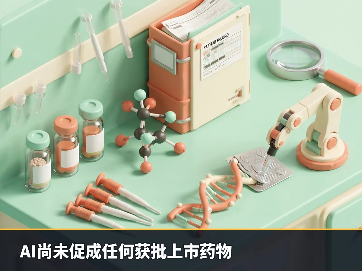 AI尚未促成任何获批上市药物