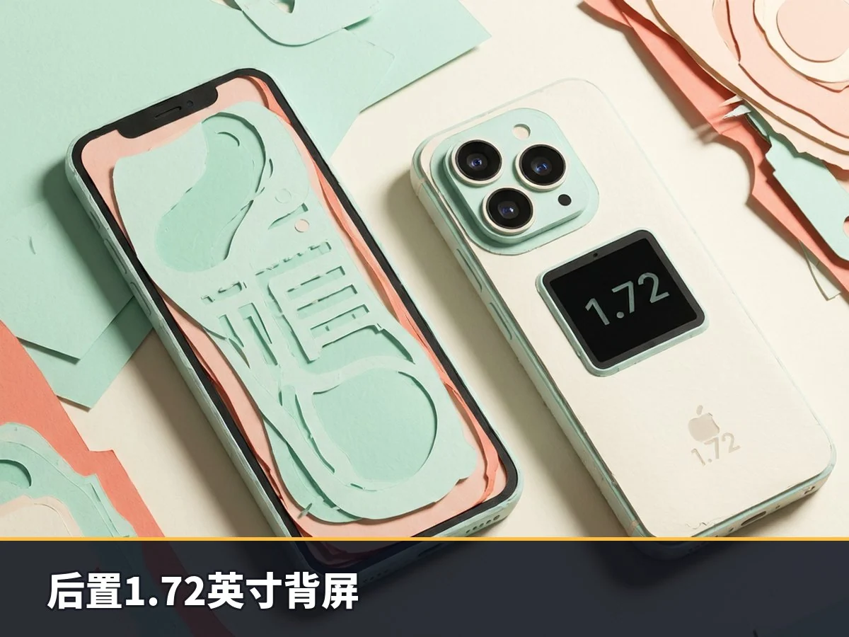 后置1.72英寸背屏