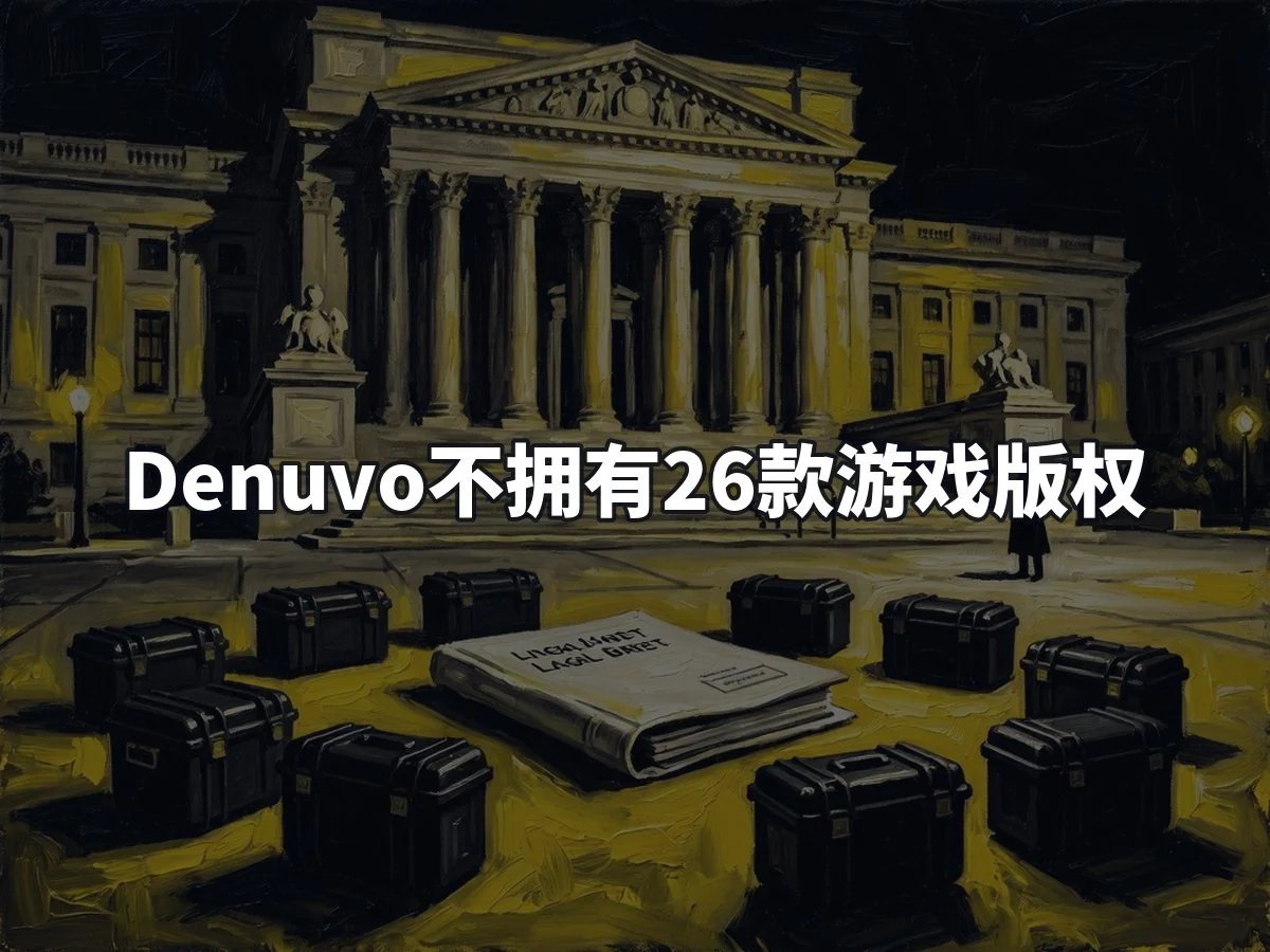 Denuvo不拥有26款游戏版权