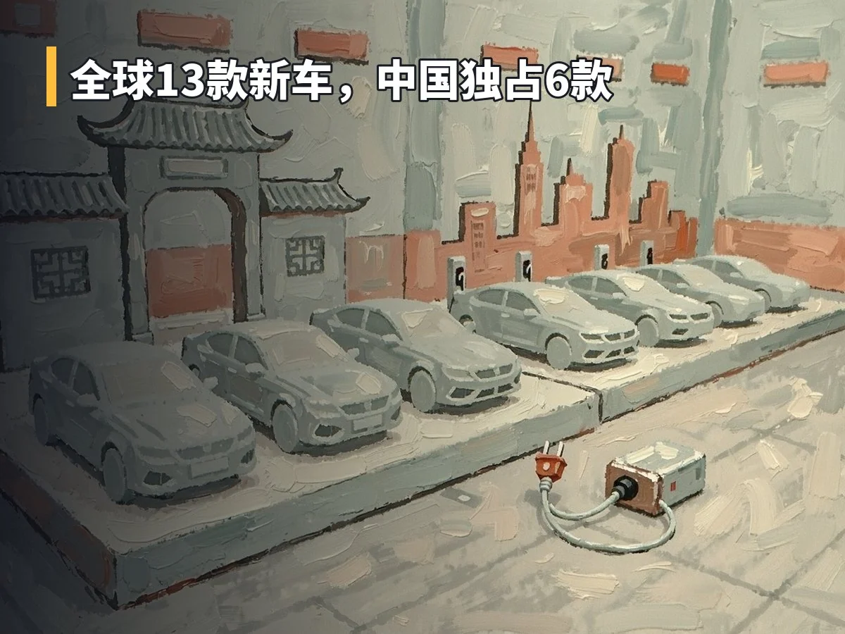 全球13款新车,中国独占6款
