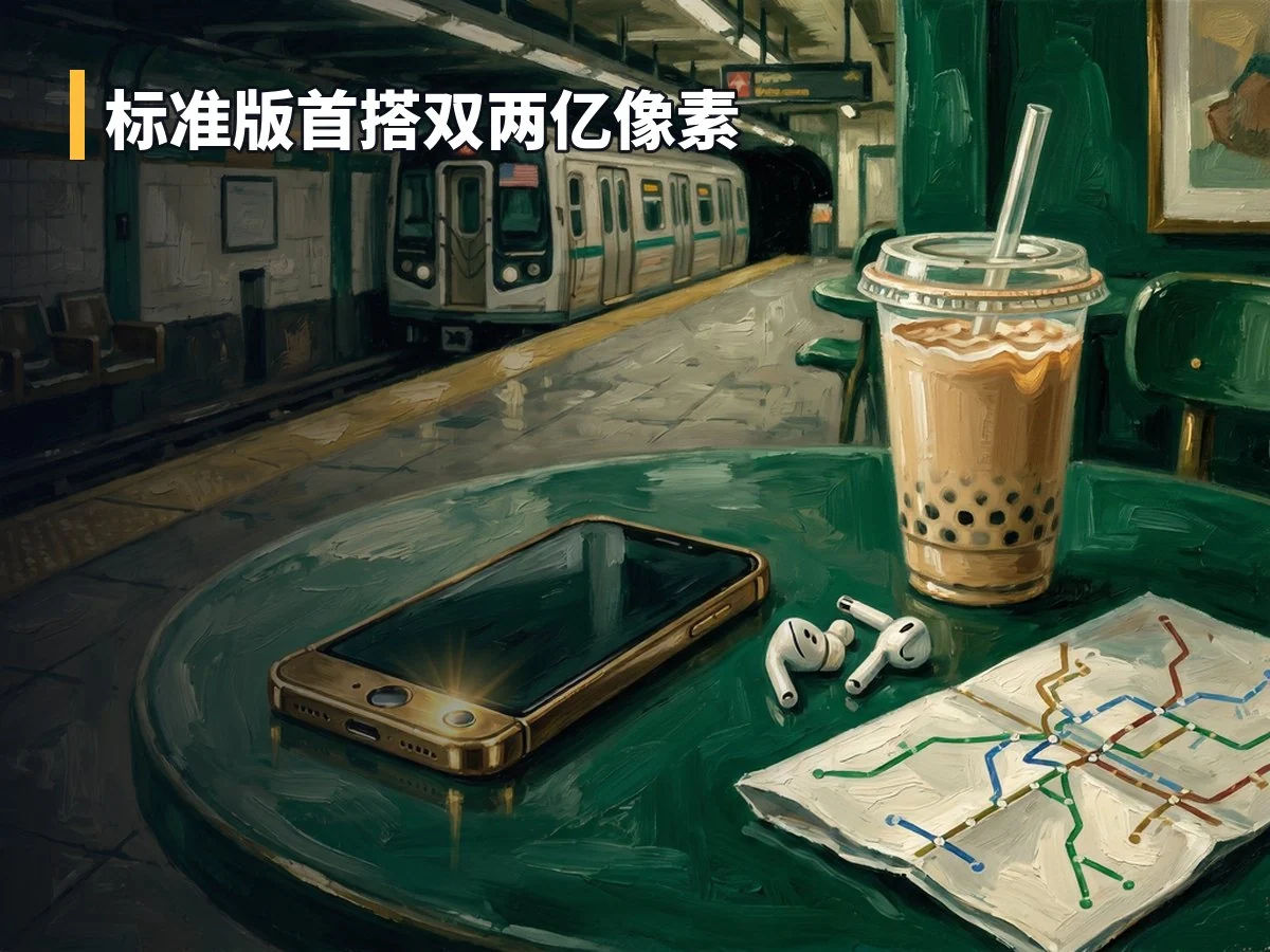 标准版首搭双两亿像素