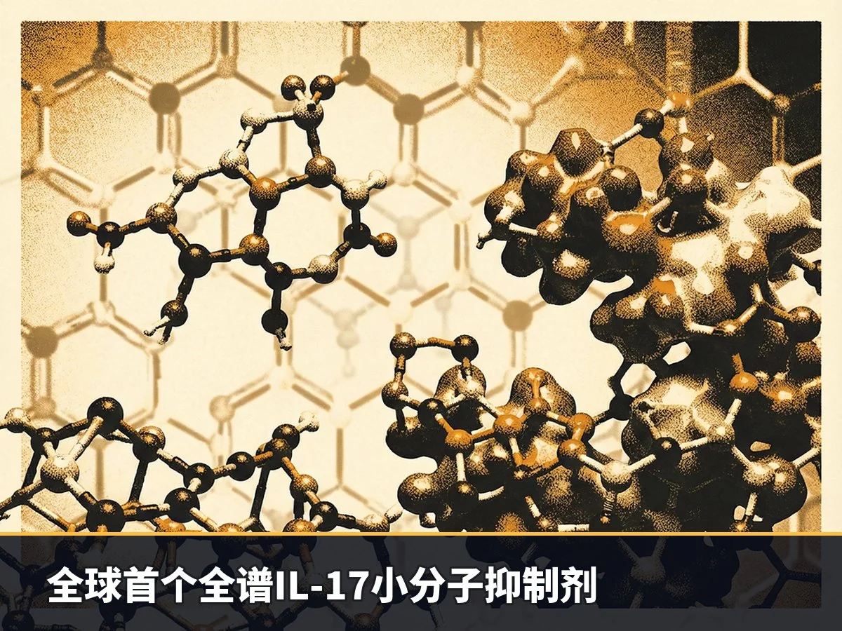 全球首个全谱IL-17小分子抑制剂