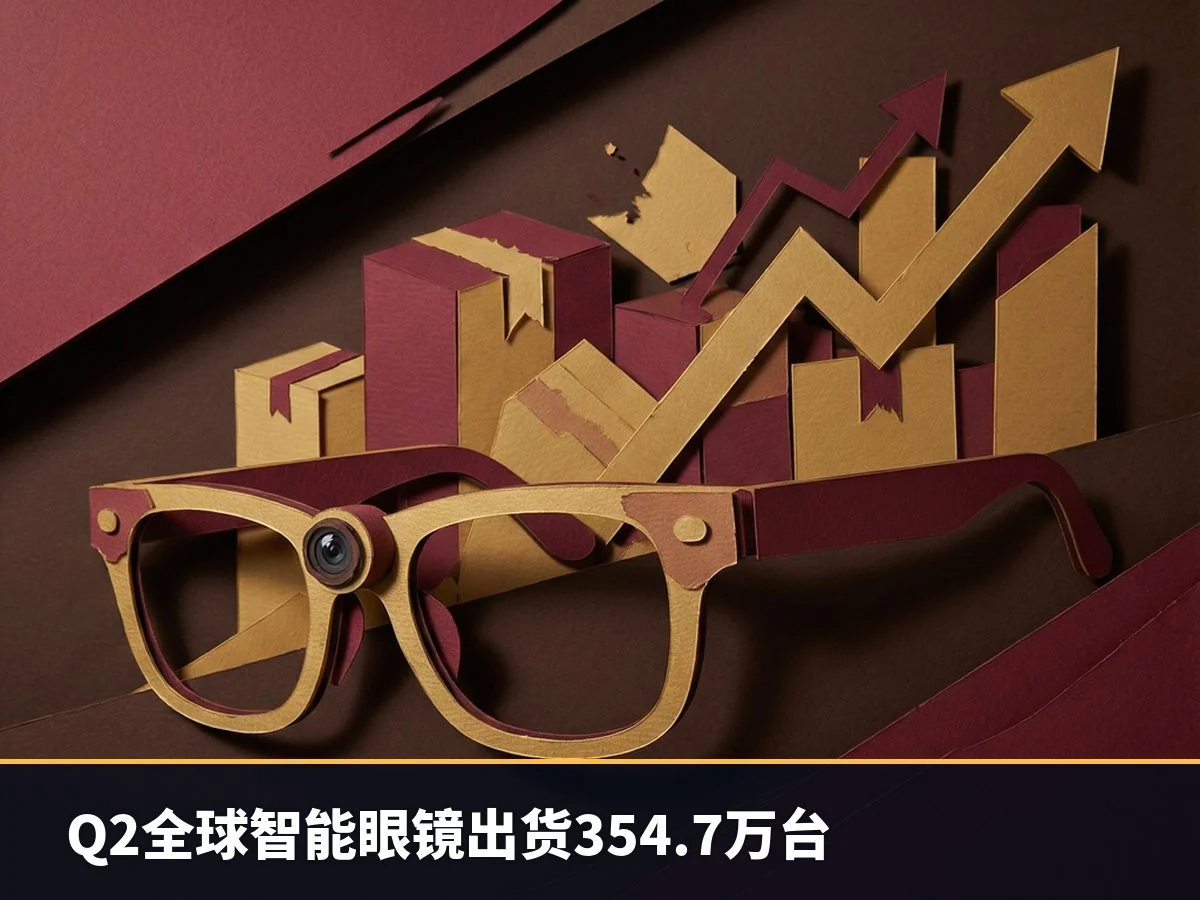 Q2全球智能眼镜出货354.7万台