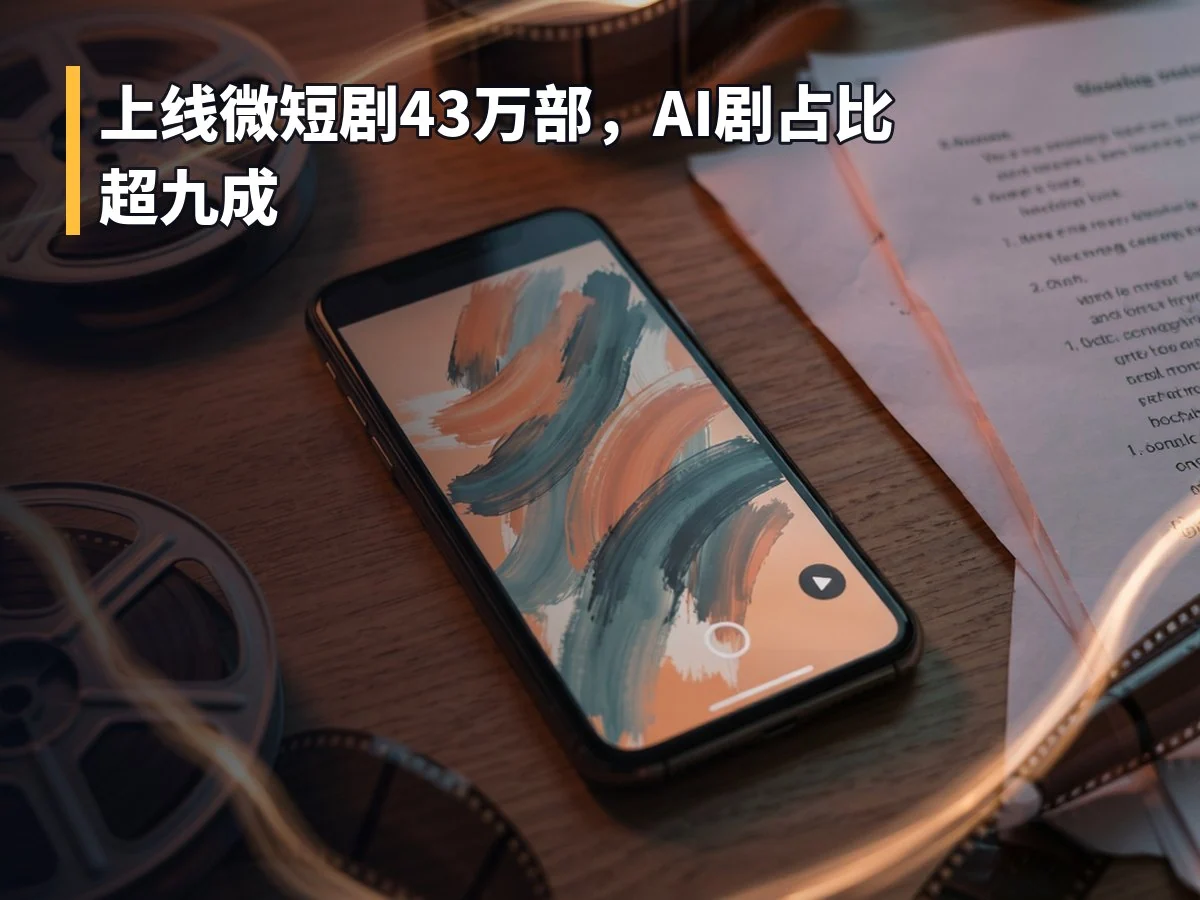 上线微短剧43万部,AI剧占比超九成