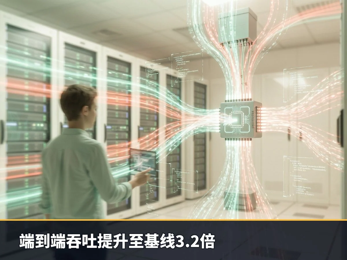端到端吞吐提升至基线3.2倍