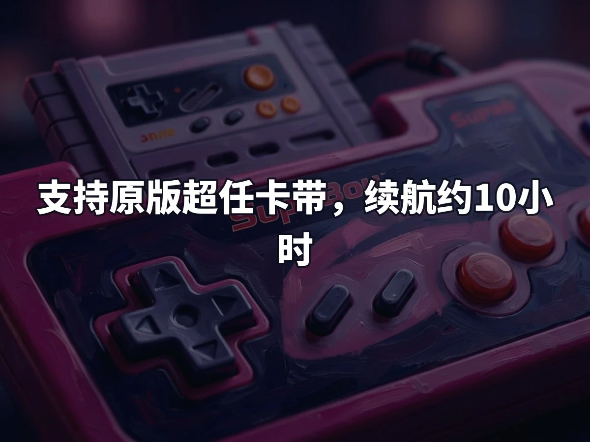支持原版超任卡带,续航约10小时