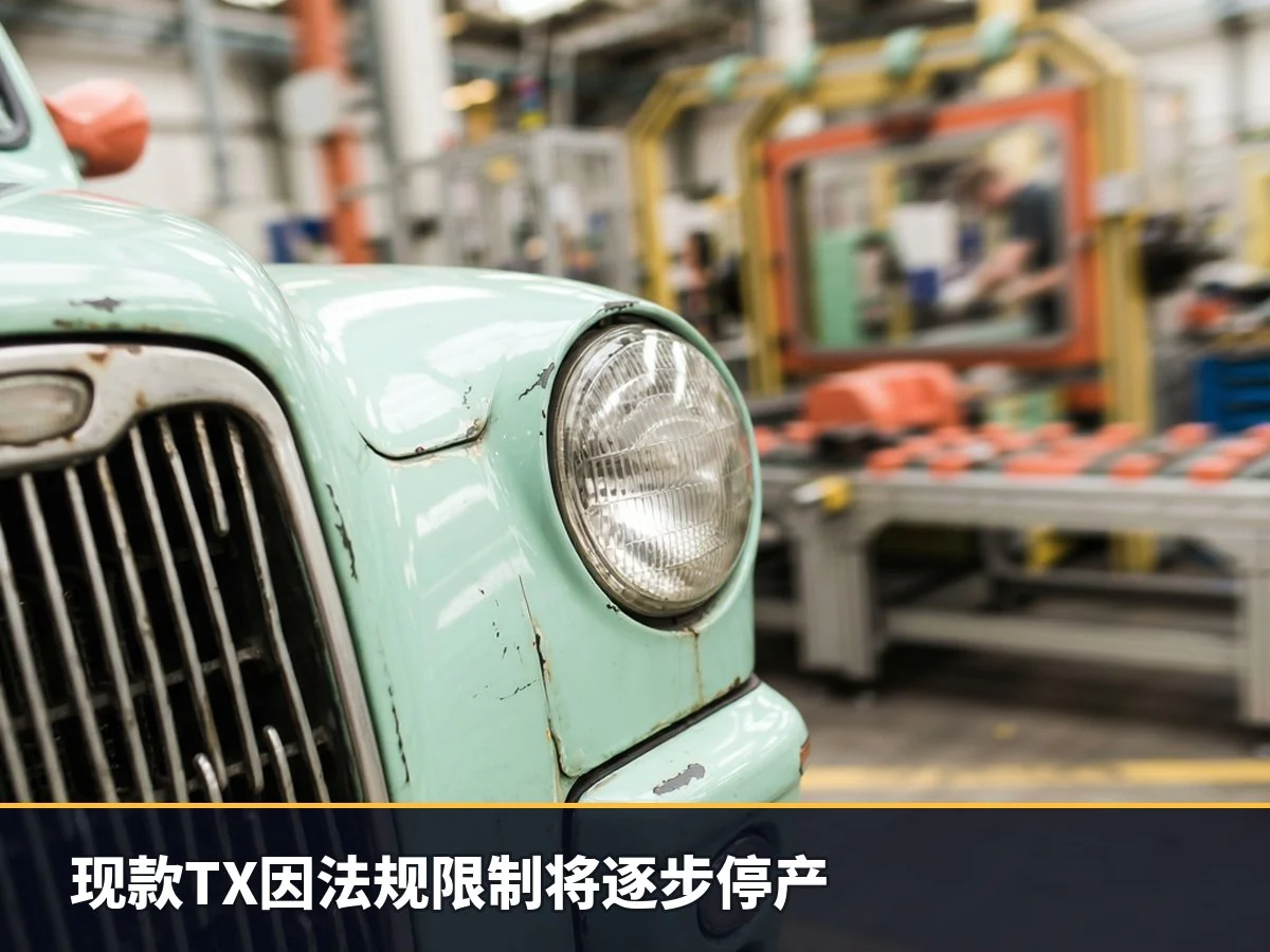 现款TX因法规限制将逐步停产