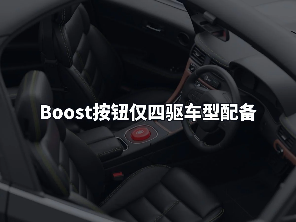 Boost按钮仅四驱车型配备
