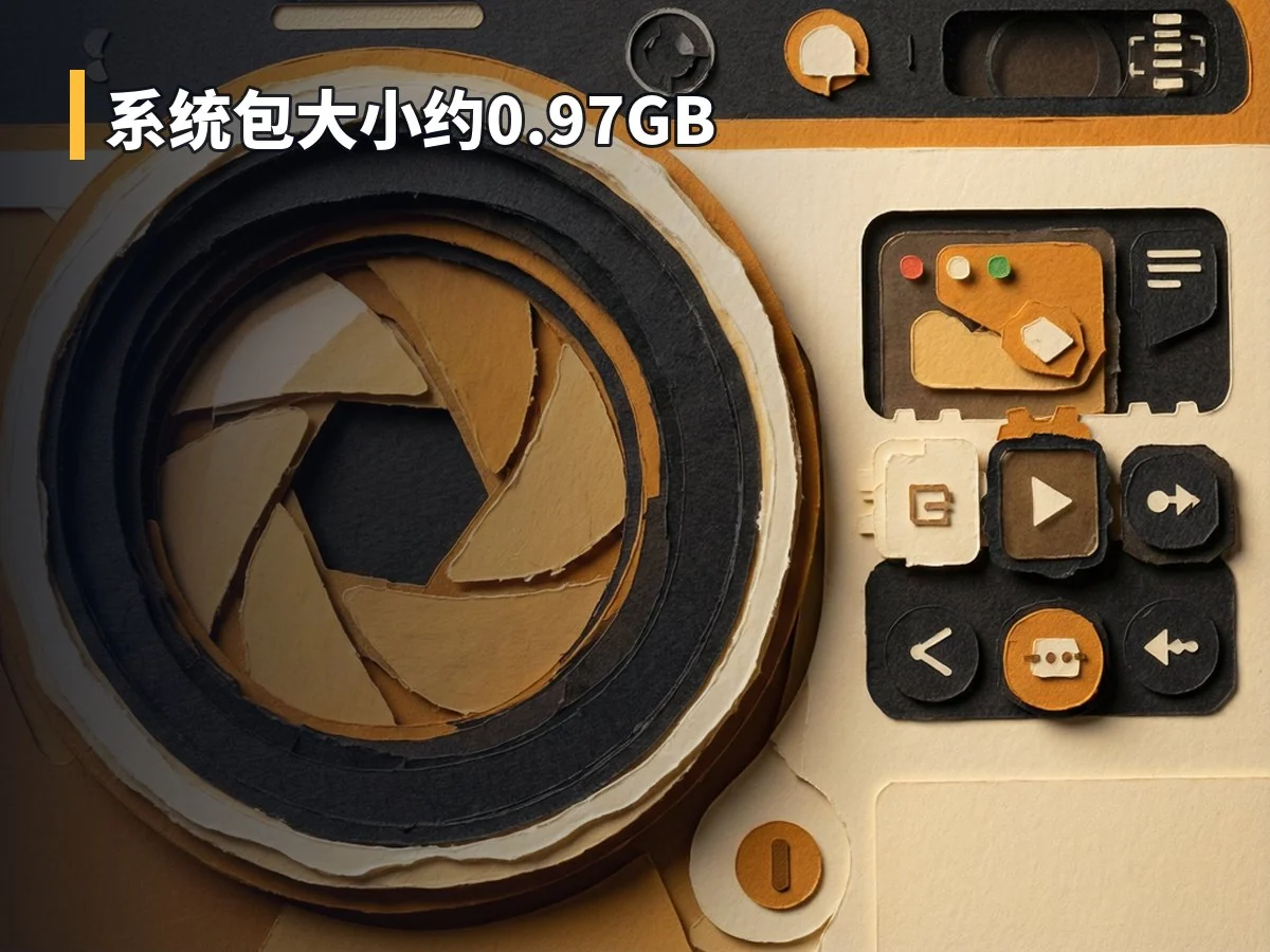 系统包大小约0.97GB