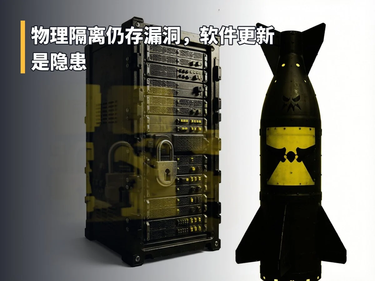 物理隔离仍存漏洞，软件更新是隐患