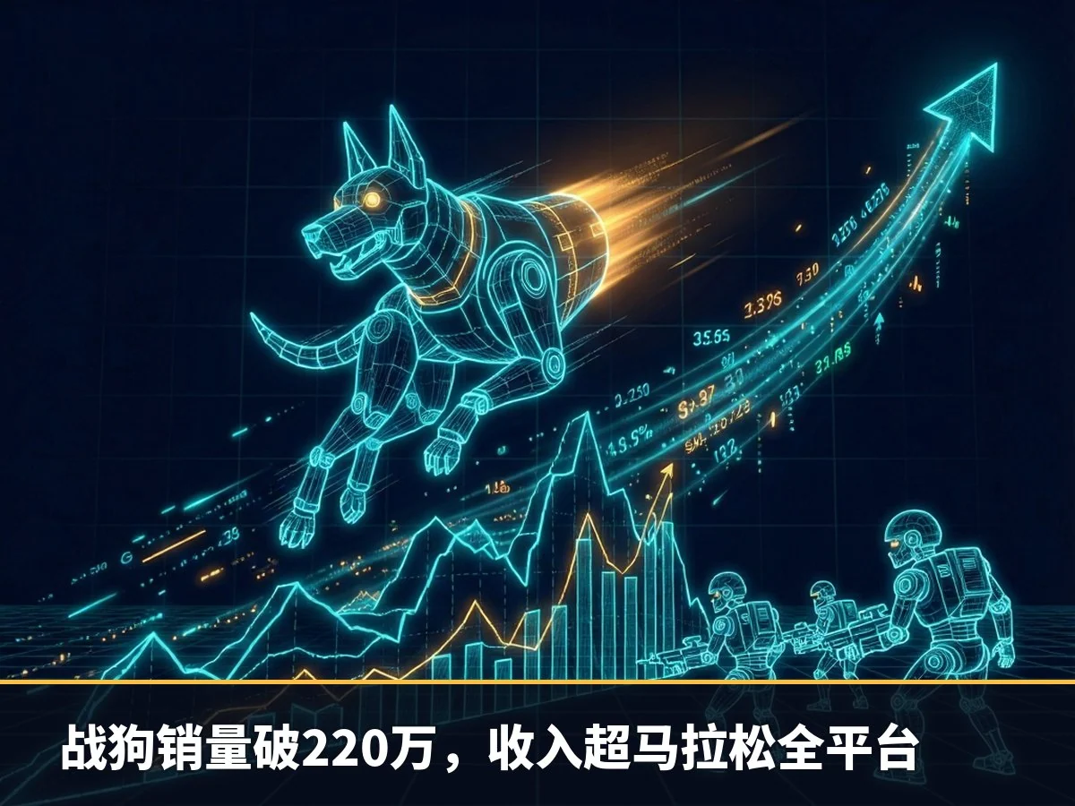 战狗销量破220万,收入超马拉松全平台