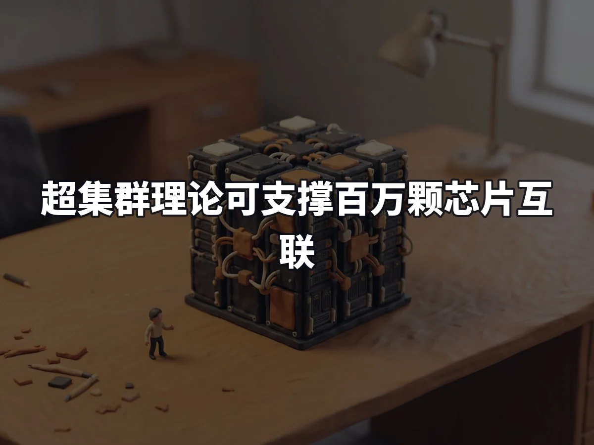超集群理论可支撑百万颗芯片互联