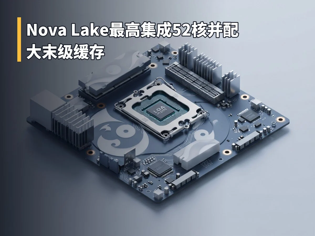 Nova Lake最高集成52核并配大末级缓存