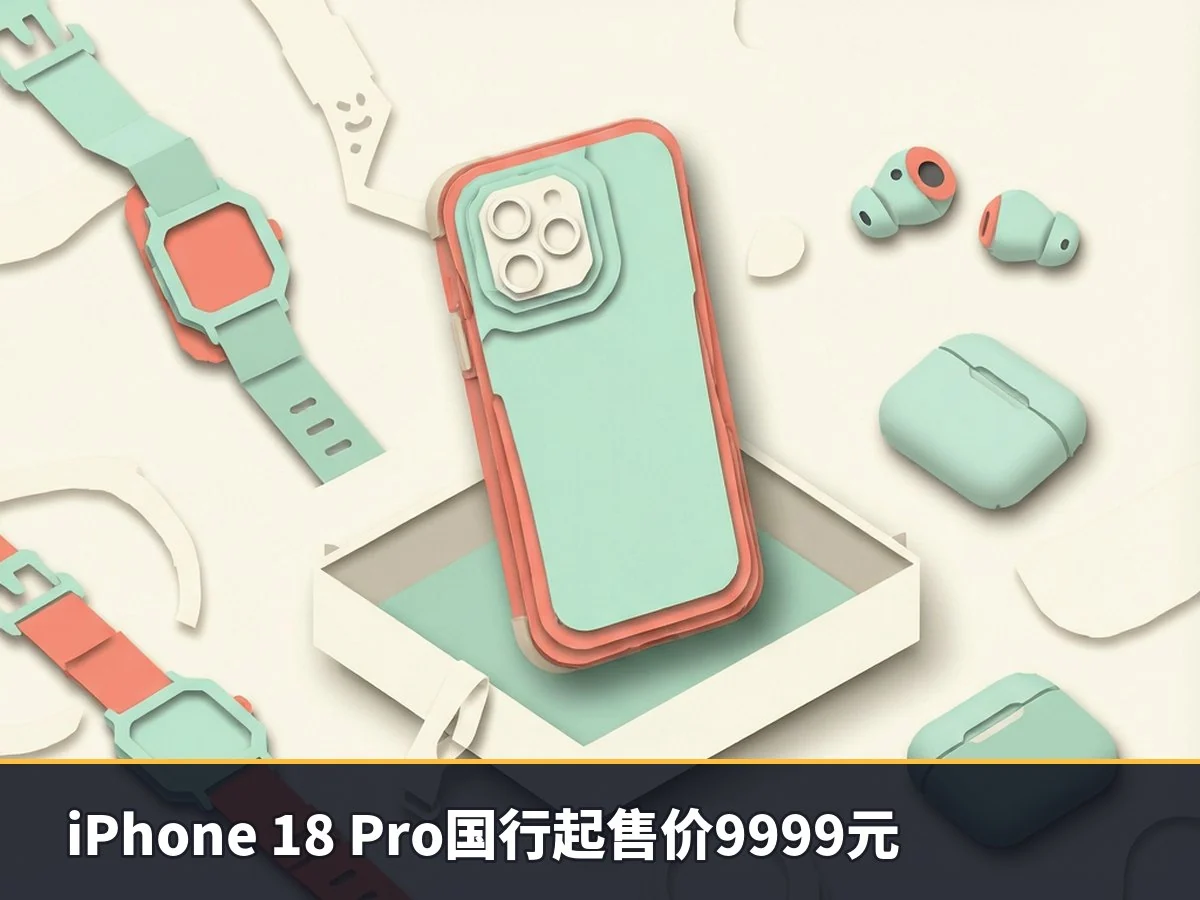 iPhone 18 Pro国行起售价9999元