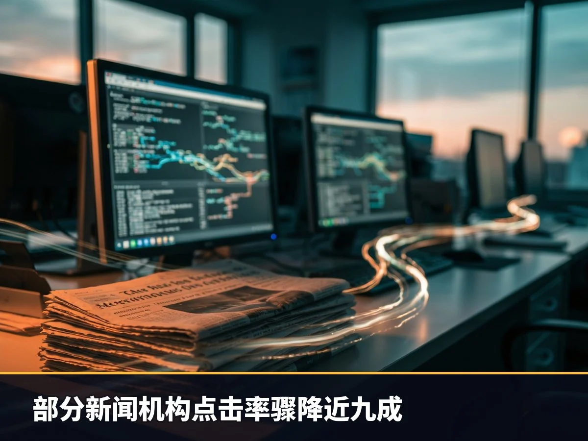 部分新闻机构点击率骤降近九成