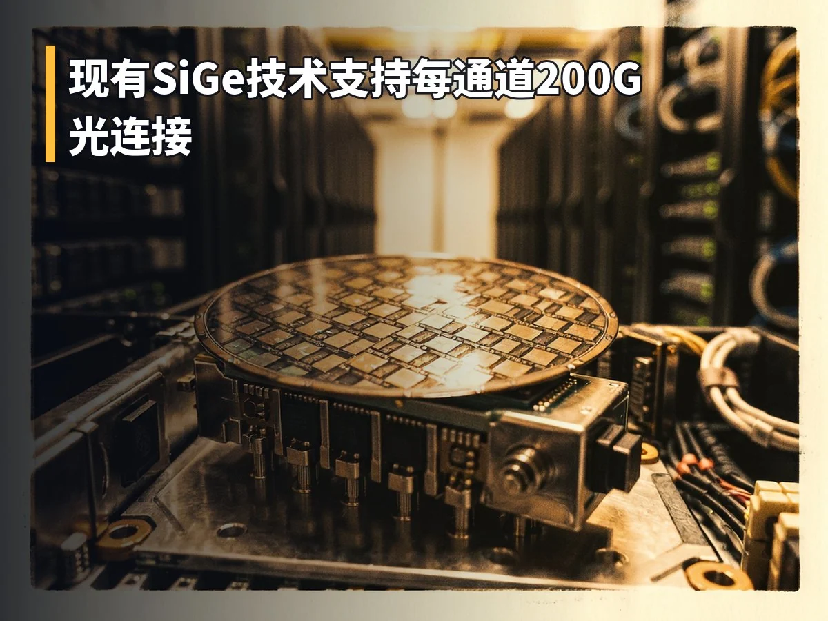 现有SiGe技术支持每通道200G光连接