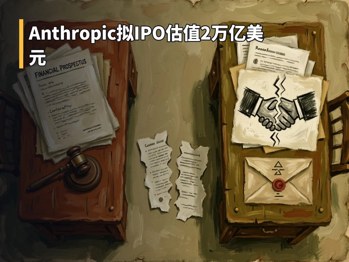 Anthropic拟IPO估值2万亿美元