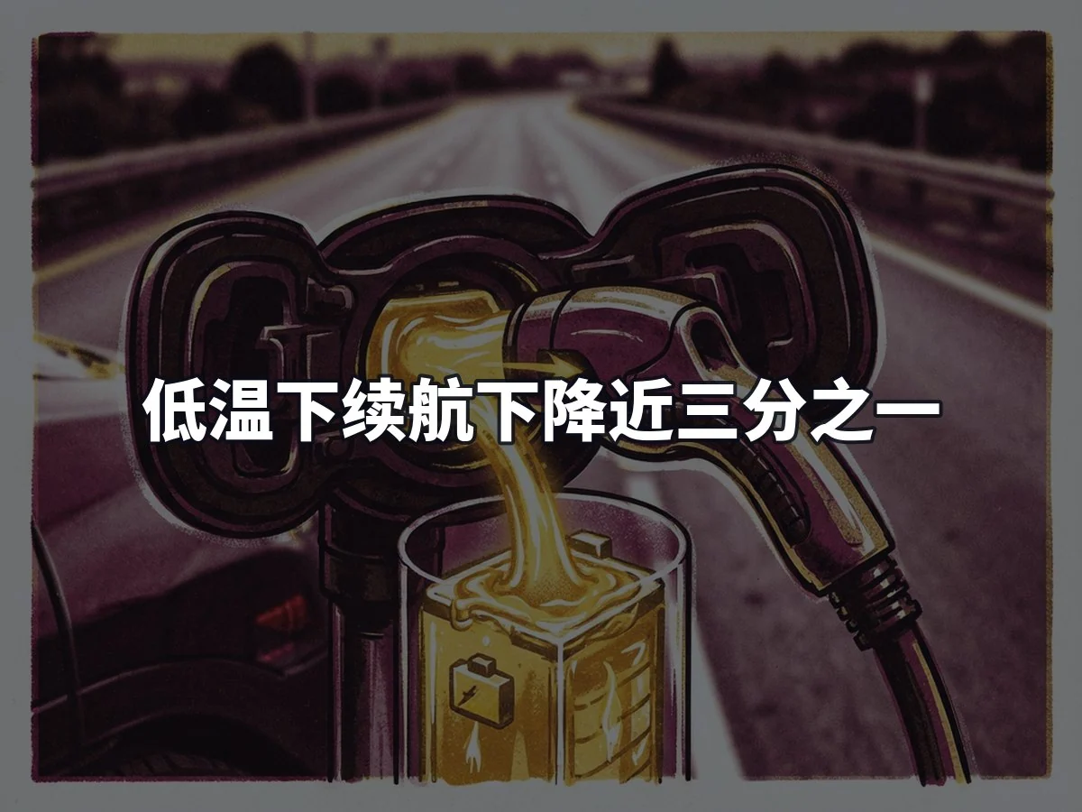 低温下续航下降近三分之一