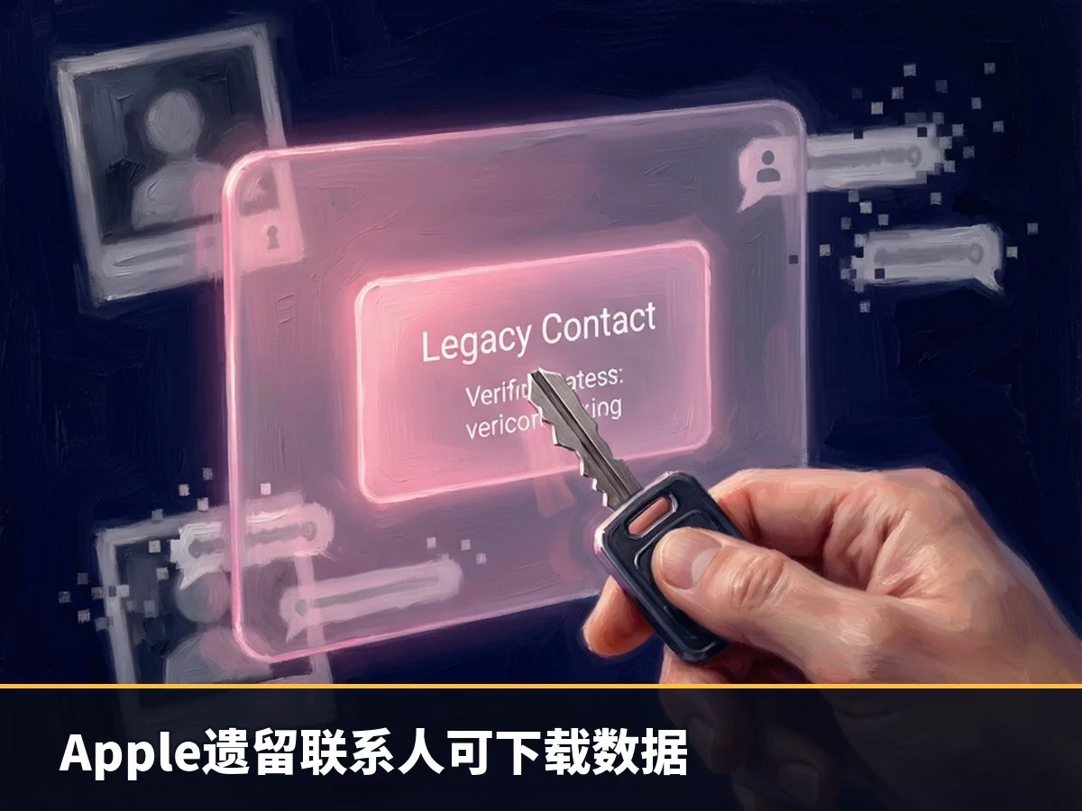 Apple遗留联系人可下载数据