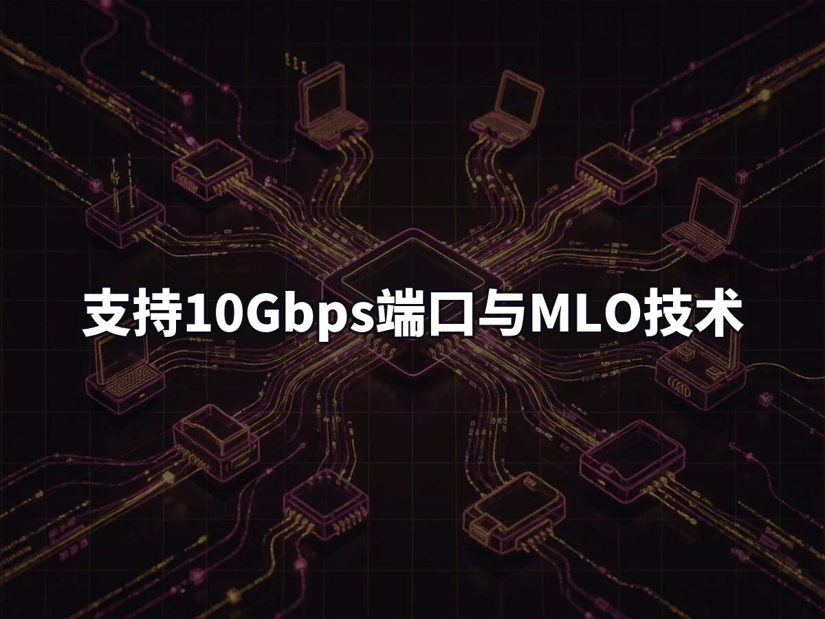 支持10Gbps端口与MLO技术
