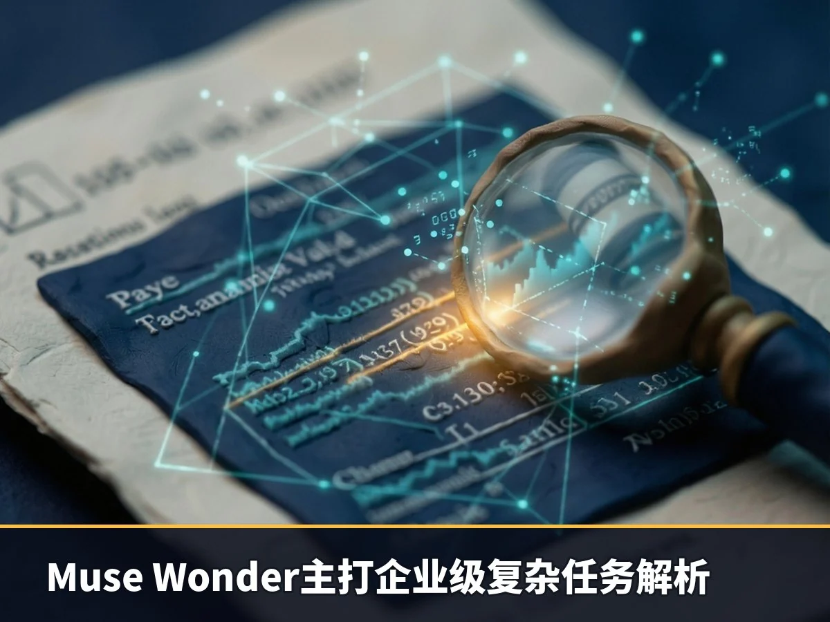 Muse Wonder主打企业级复杂任务解析
