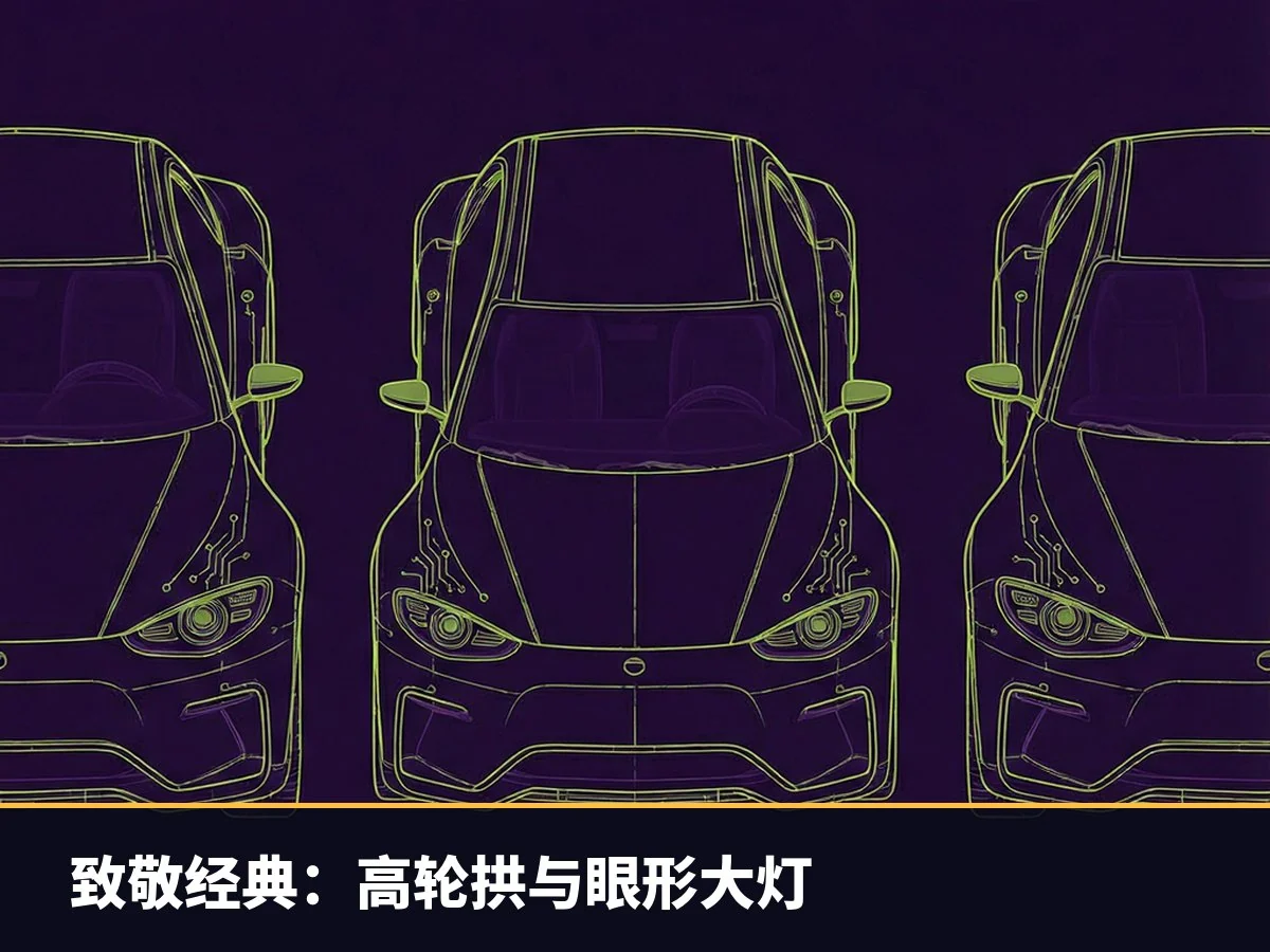 致敬经典:高轮拱与眼形大灯