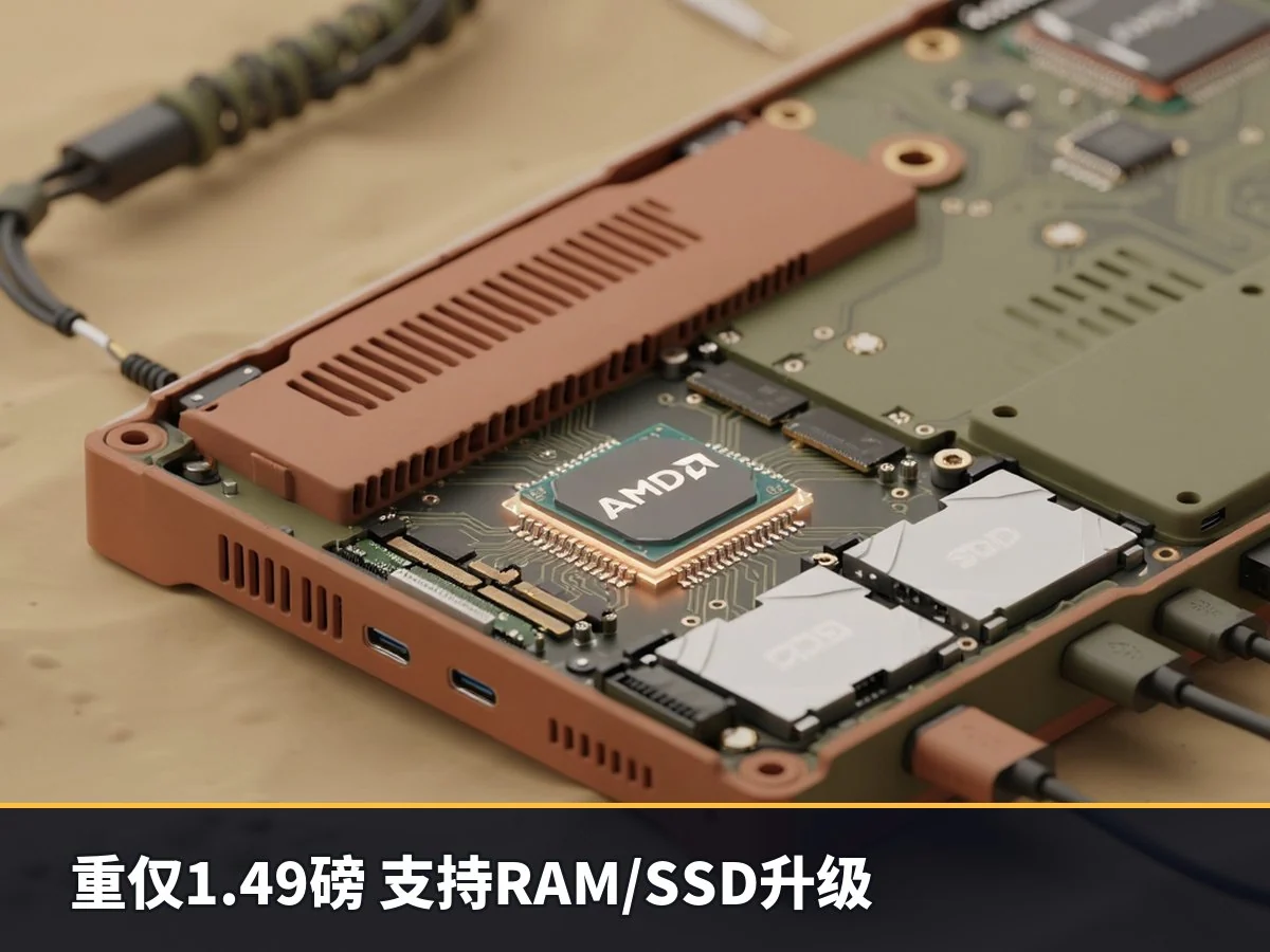 重仅1.49磅 支持RAM/SSD升级