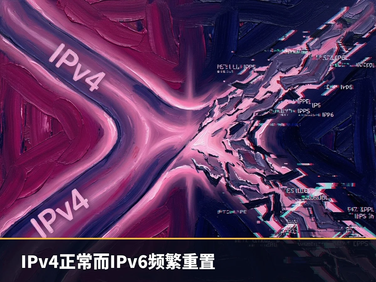 IPv4正常而IPv6频繁重置