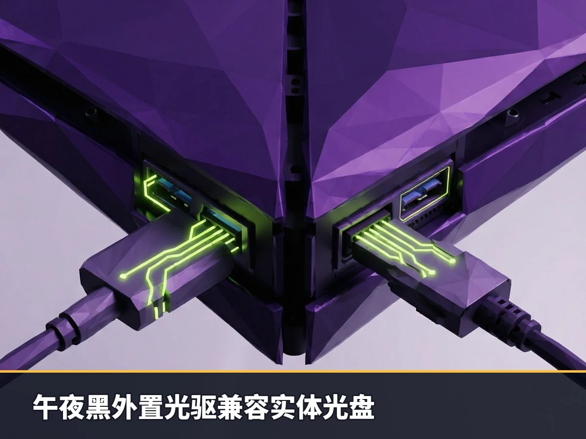 午夜黑外置光驱兼容实体光盘