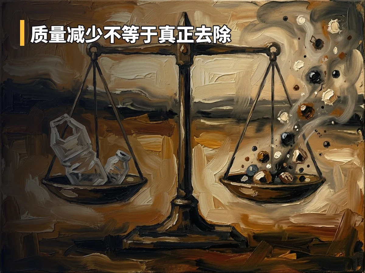 质量减少不等于真正去除