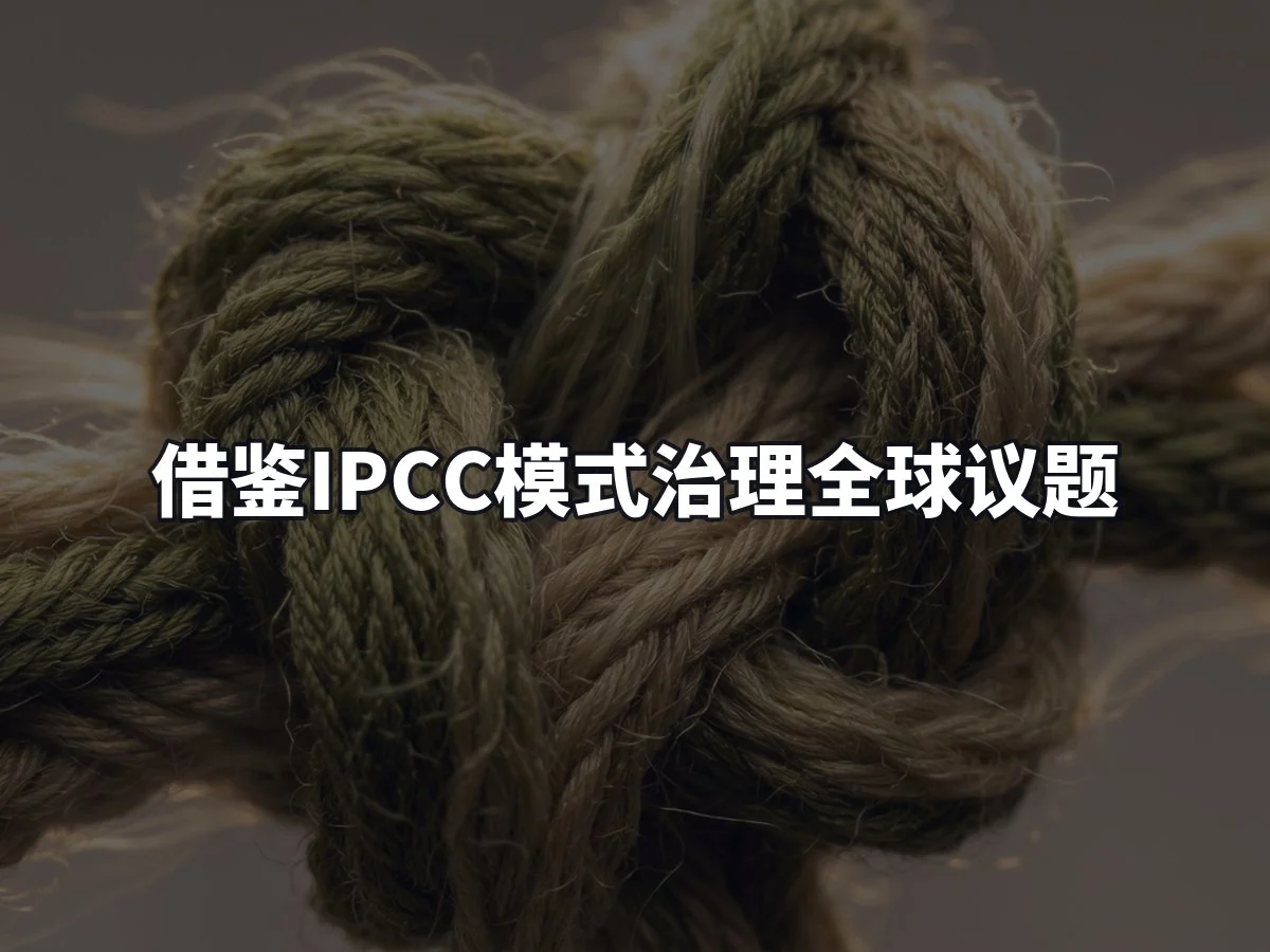 借鉴IPCC模式治理全球议题