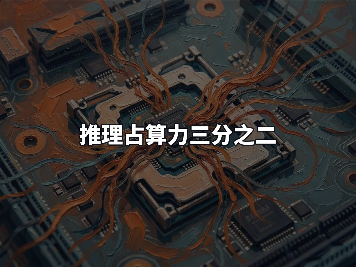 推理占算力三分之二