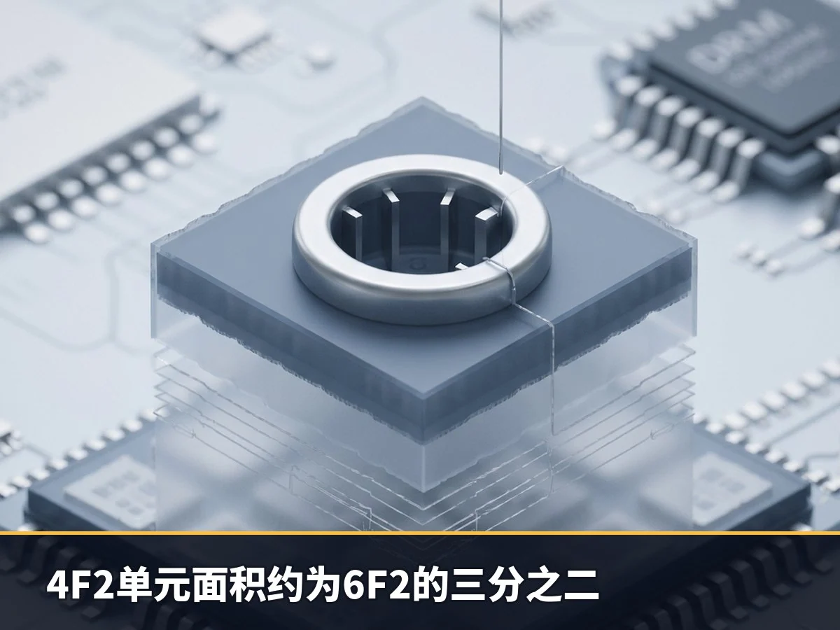 4F2单元面积约为6F2的三分之二