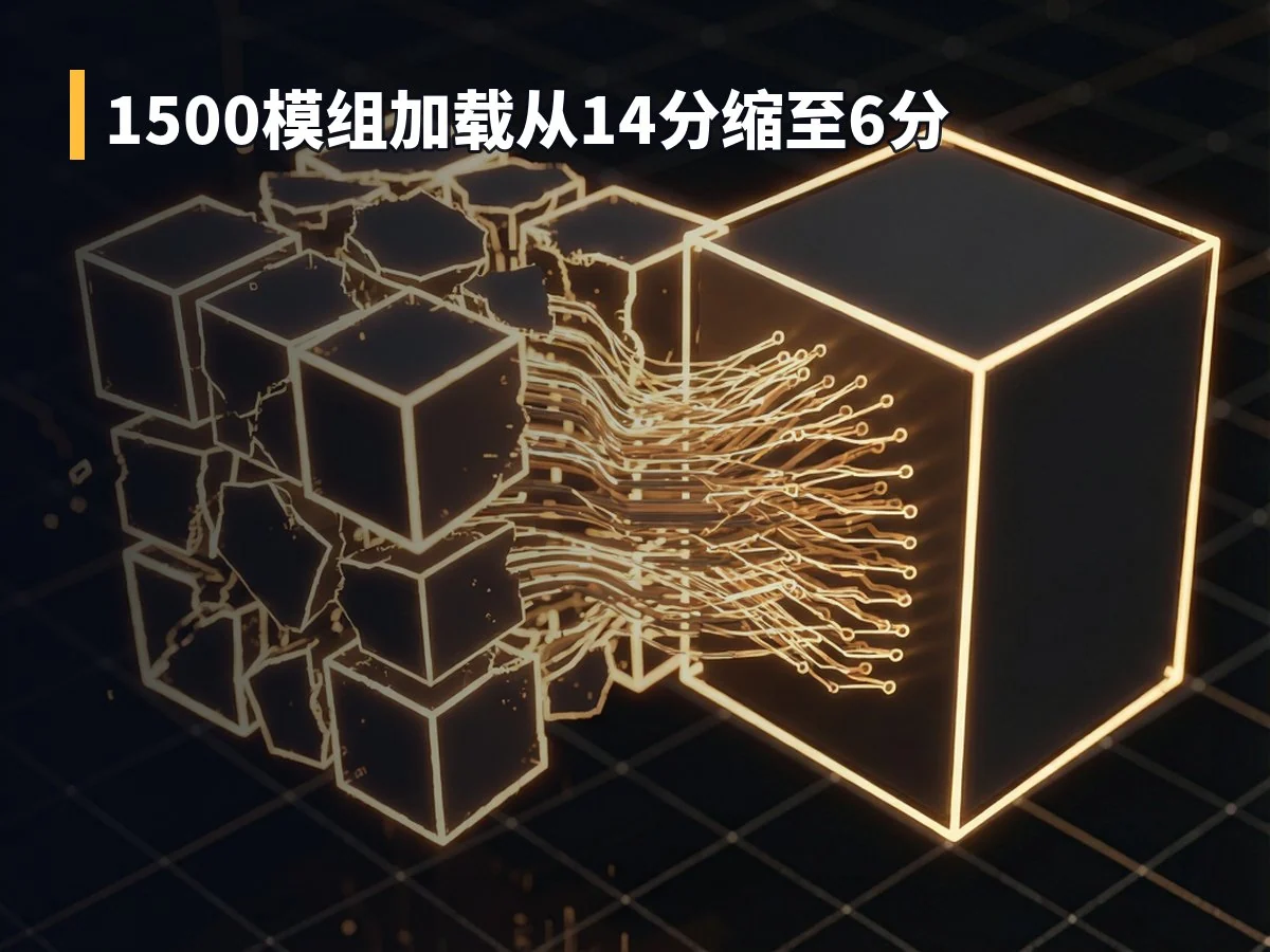1500模组加载从14分缩至6分