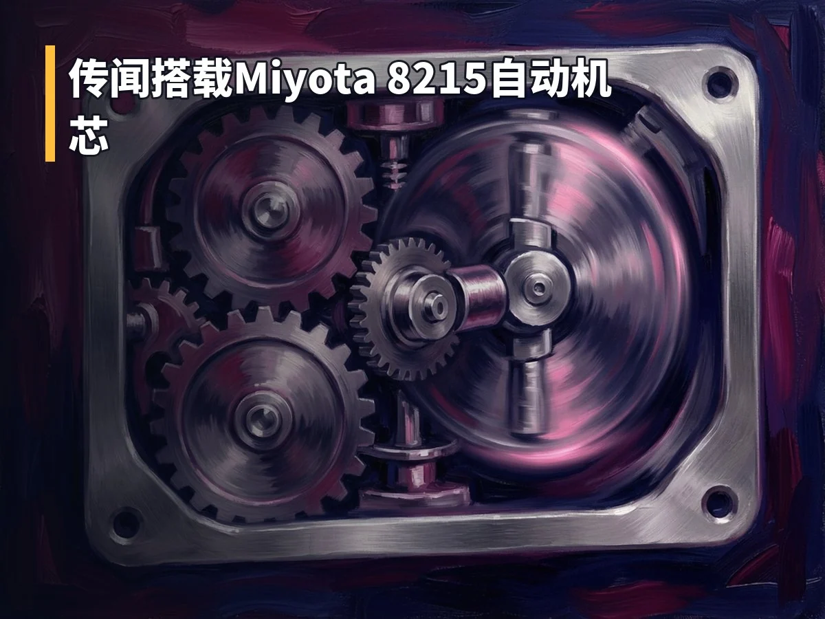 传闻搭载Miyota 8215自动机芯