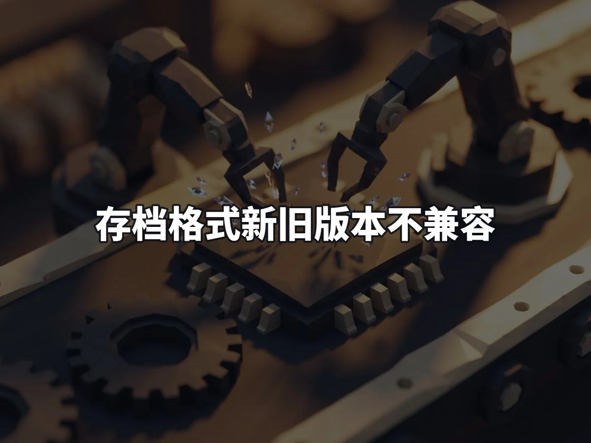 存档格式新旧版本不兼容