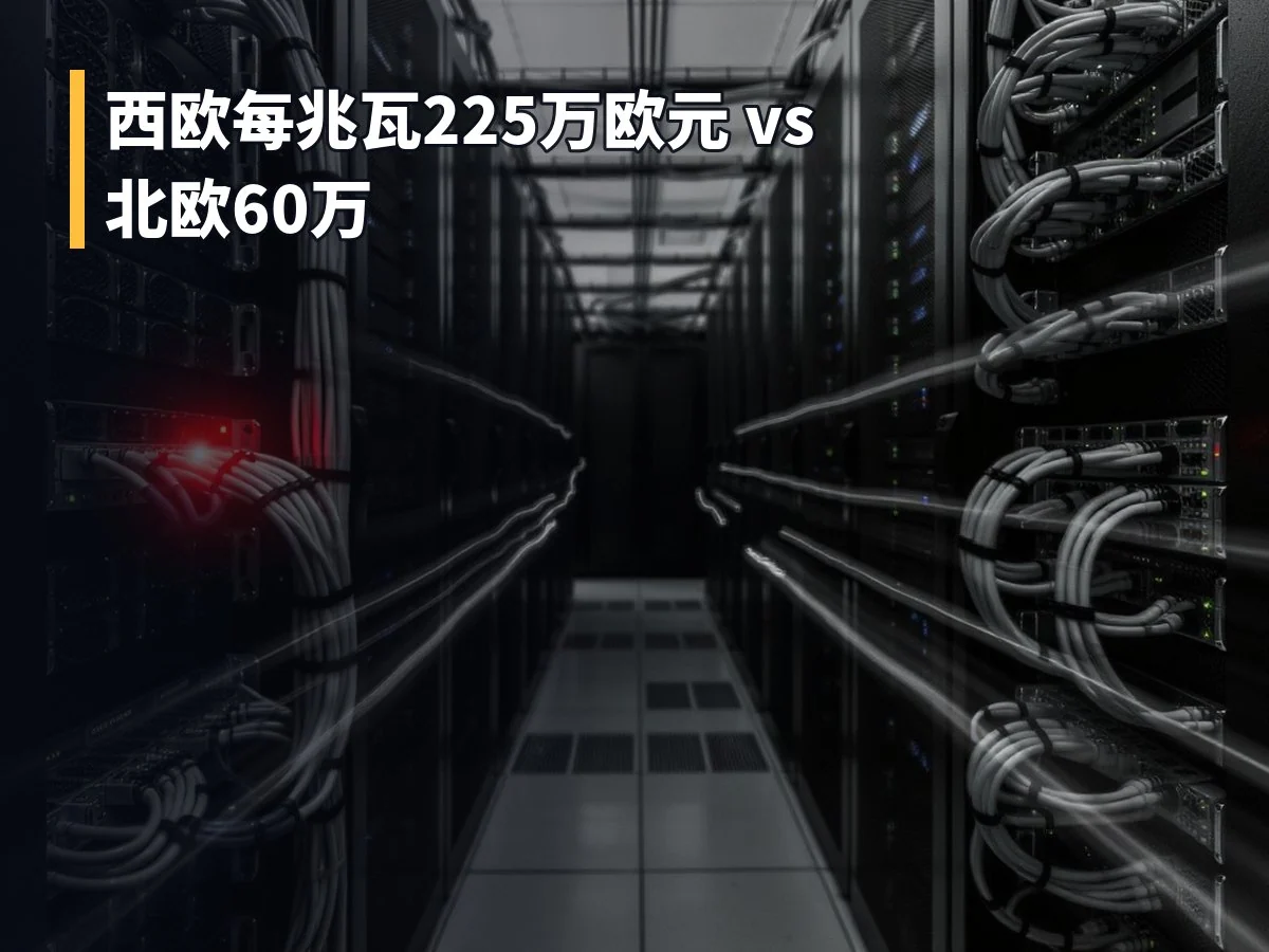 西欧每兆瓦225万欧元 vs 北欧60万