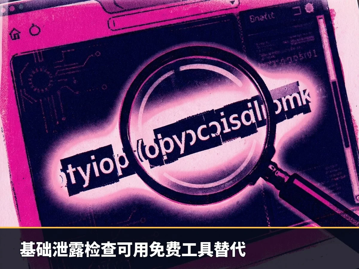 基础泄露检查可用免费工具替代