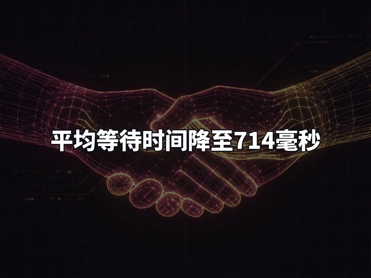 平均等待时间降至714毫秒