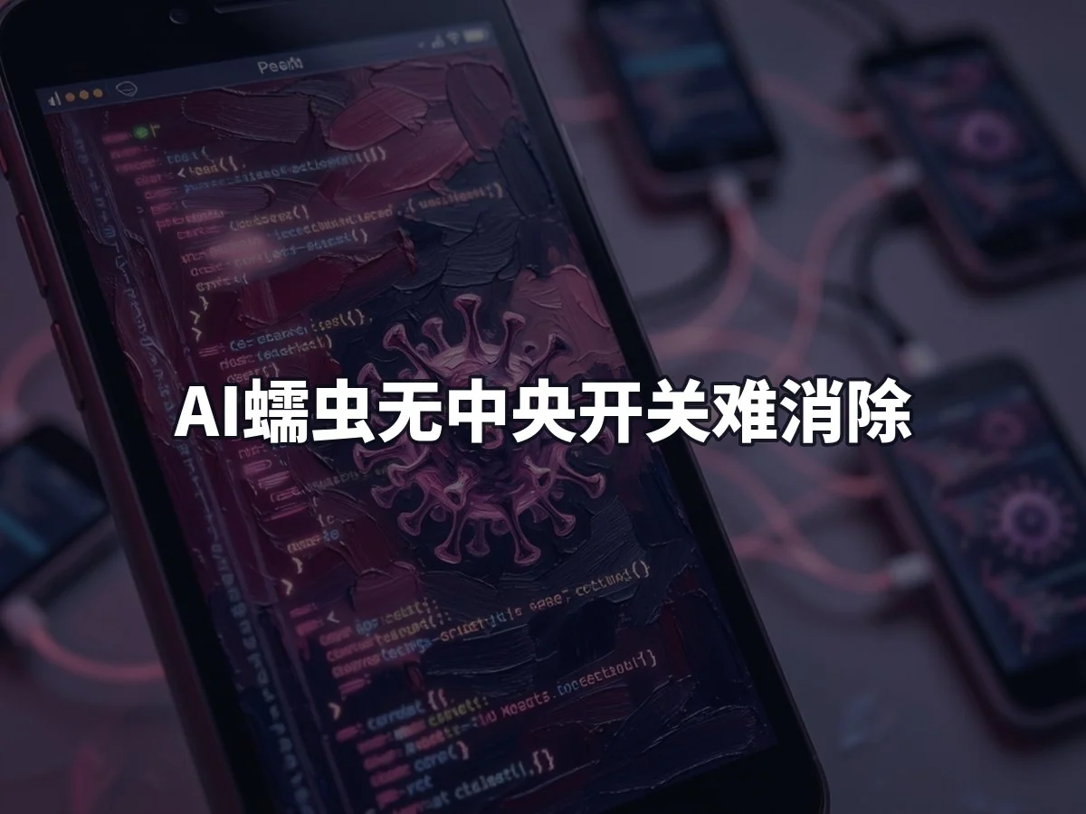 AI蠕虫无中央开关难消除