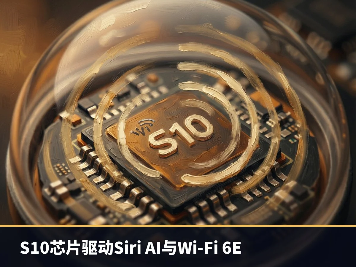 S10芯片驱动Siri AI与Wi-Fi 6E
