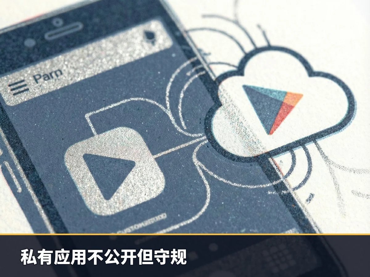 私有应用不公开但守规