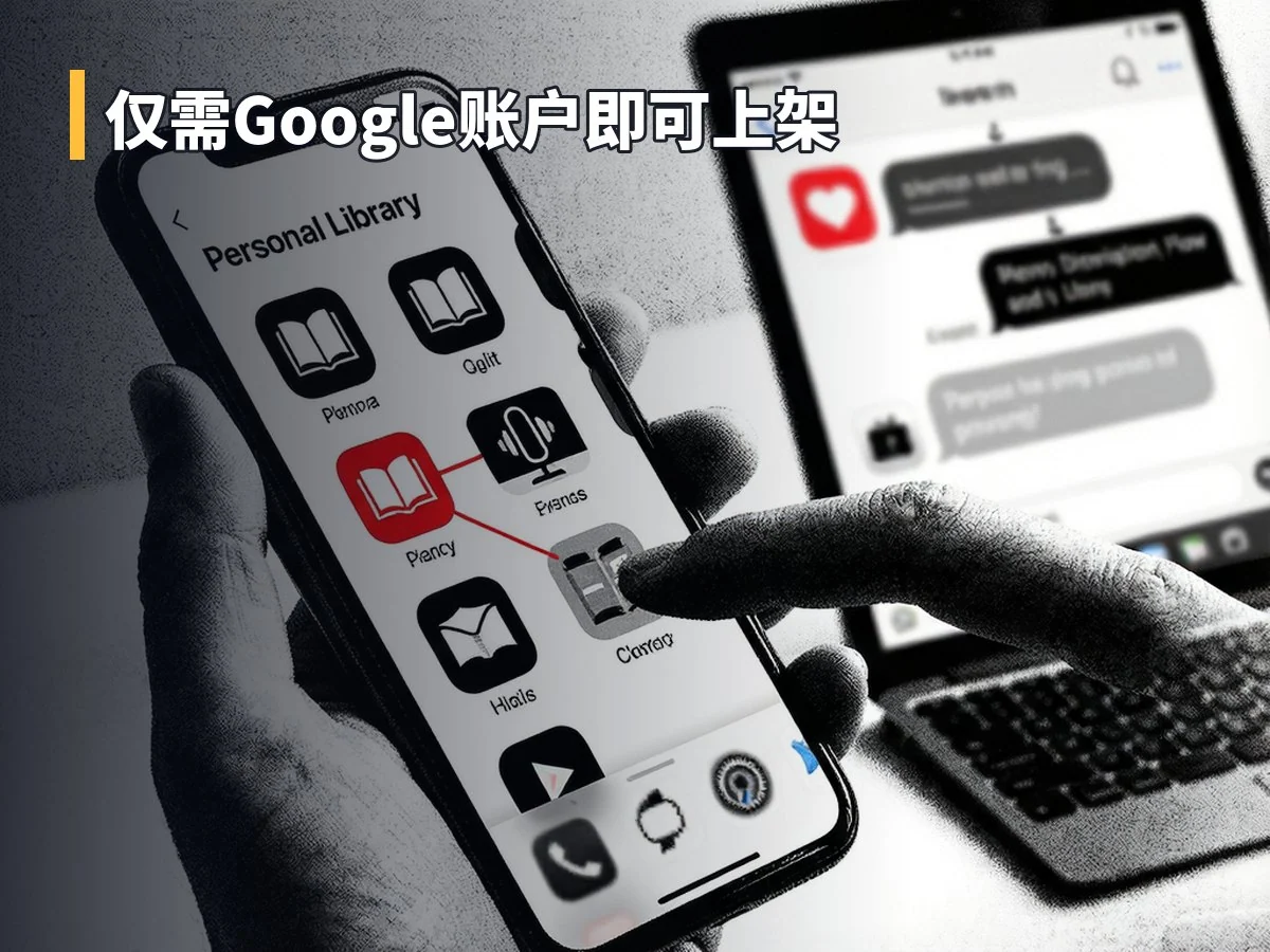 仅需Google账户即可上架