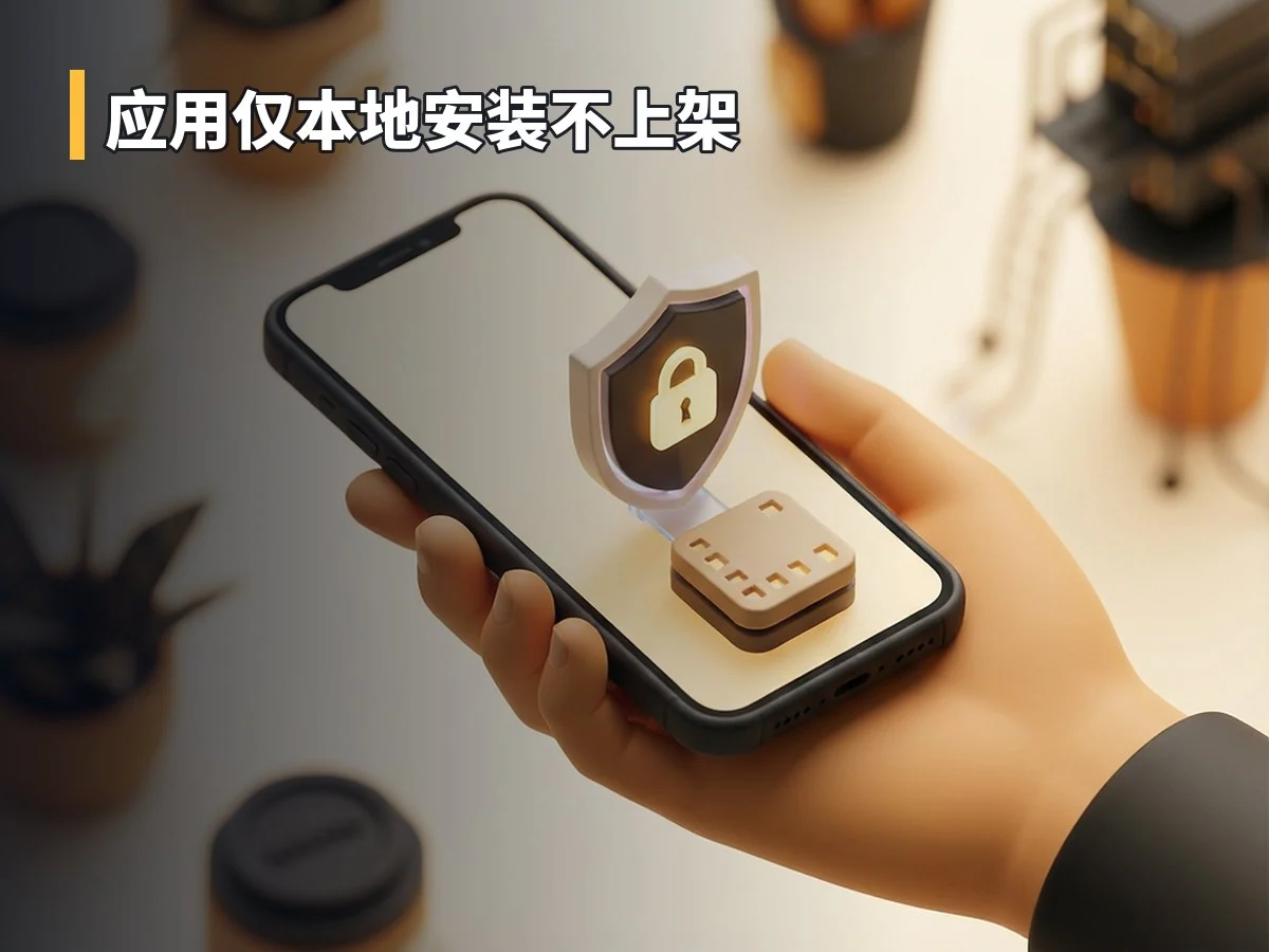 应用仅本地安装不上架