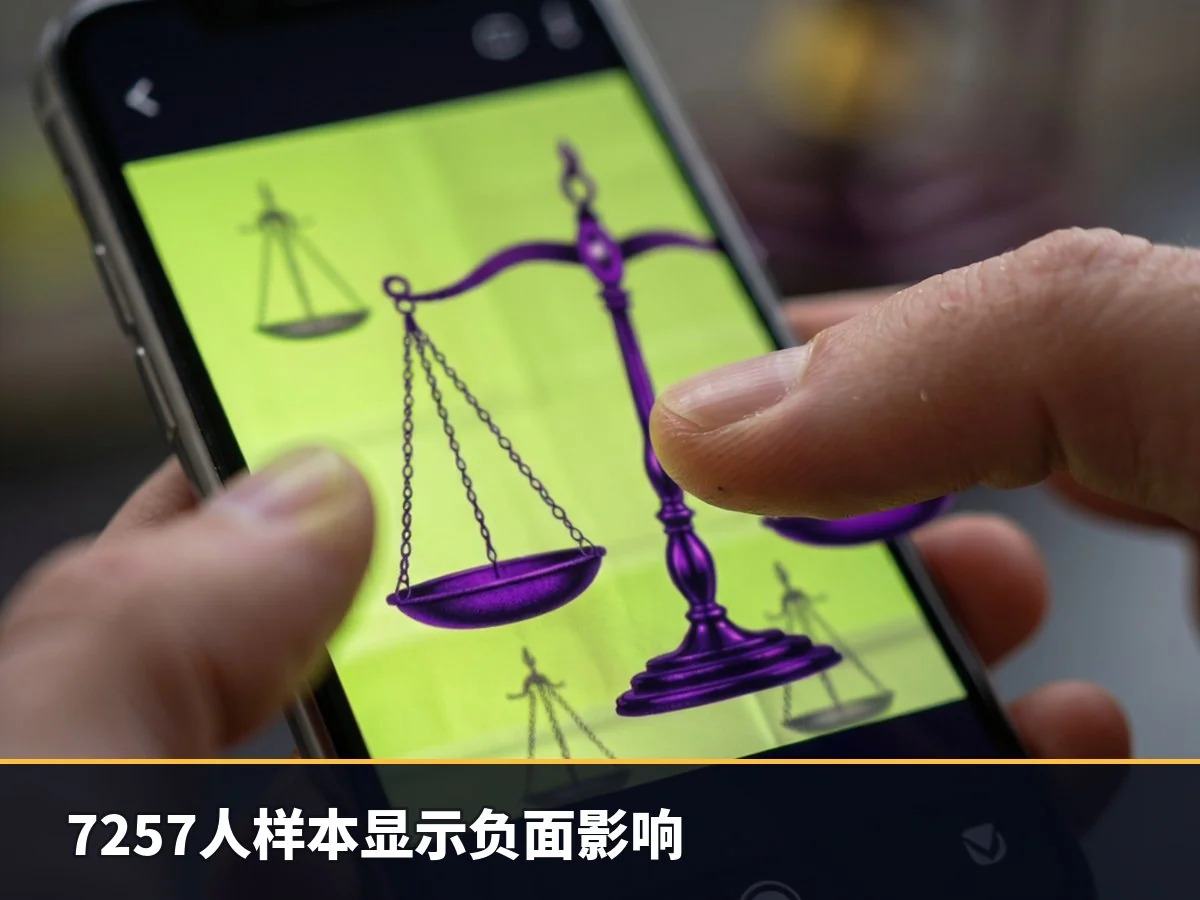 7257人样本显示负面影响